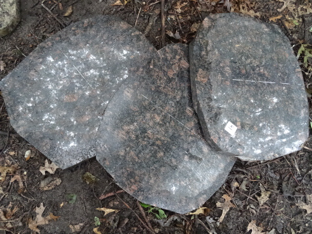 lot 41 image: 12 Granite Cutouts From Bathroom Sinks