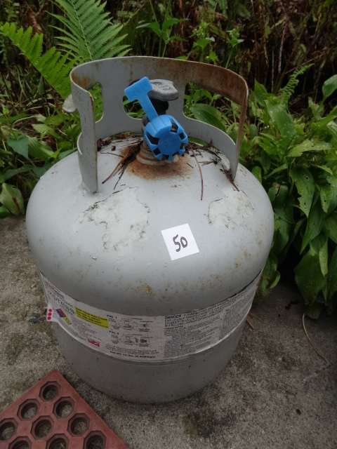 lot 50 image: New Style 20 Lb. Propane Tank