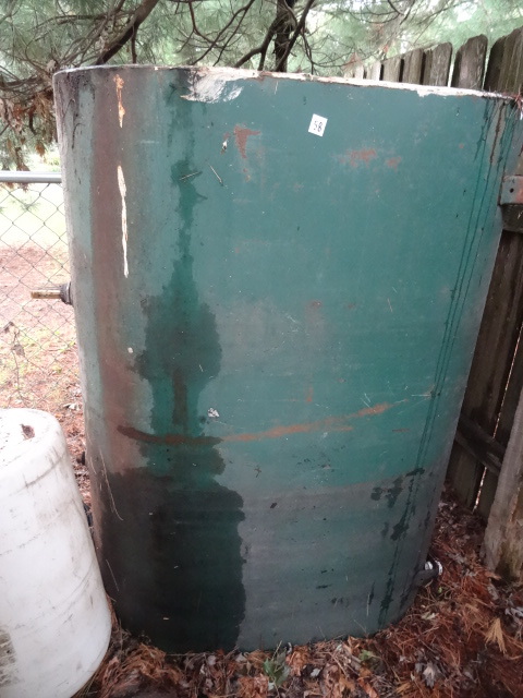lot 58 image: 265 Gallon Steel Fuel Tank. With Gauge,