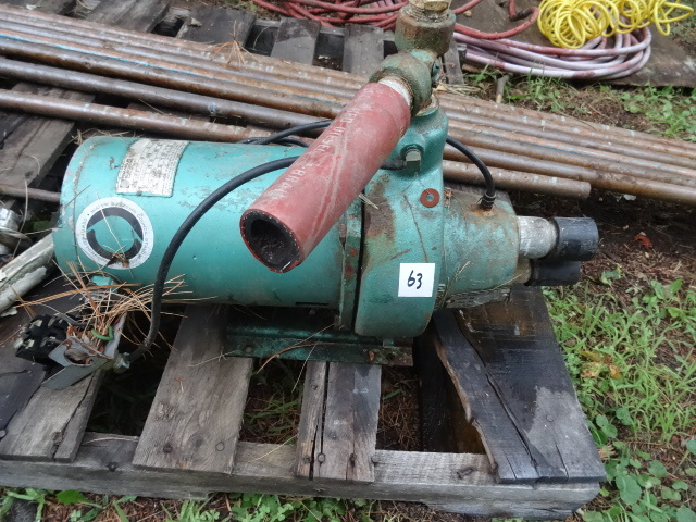lot 63 image: McDonald Sprinkler Pump 12 HP.