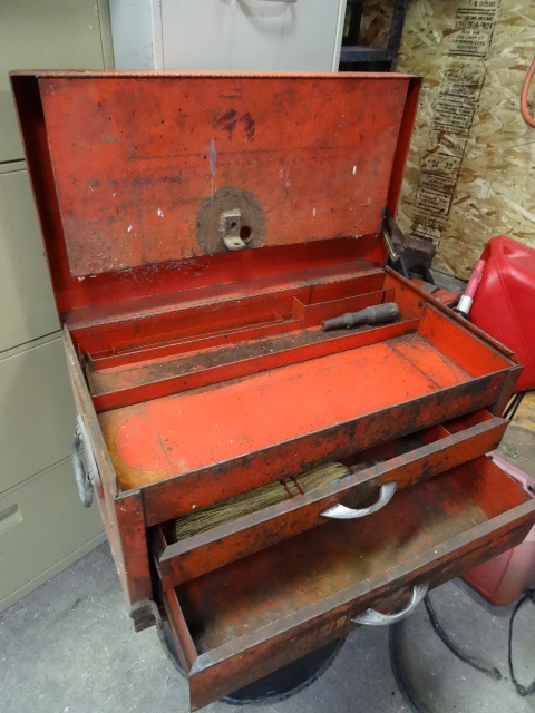 lot 114 image: 2 Drawer Locking Tool Box