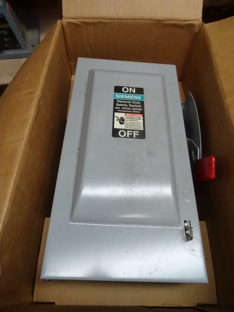 lot 133 image: New Siemens General Duty Safety Switch