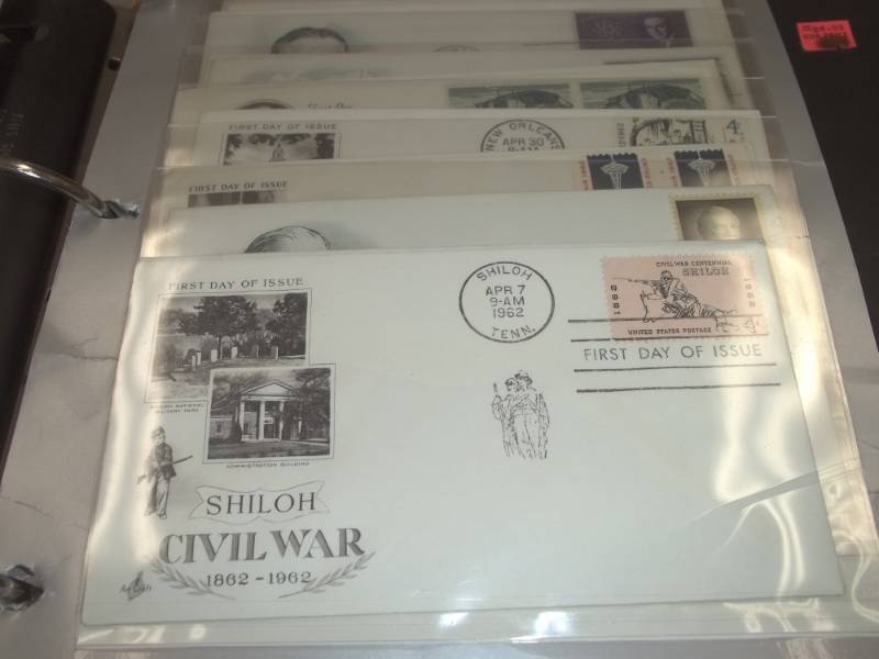 lot 47 image: 16 First Day of Issue Stamps