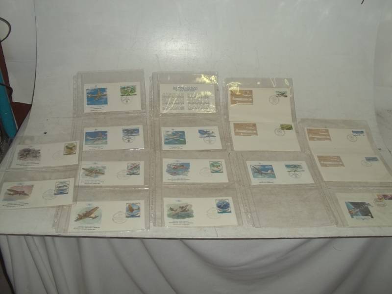 lot 53 image: 18 Assorted First Day Issue Aviation Stamps