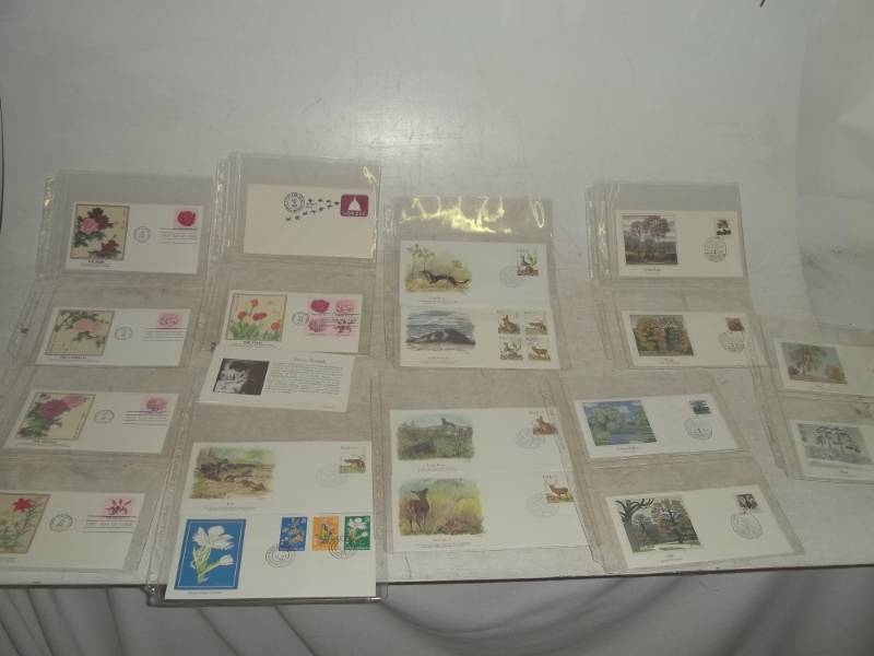 lot 54 image: 18 Assorted First Day Issue Nature Stamps