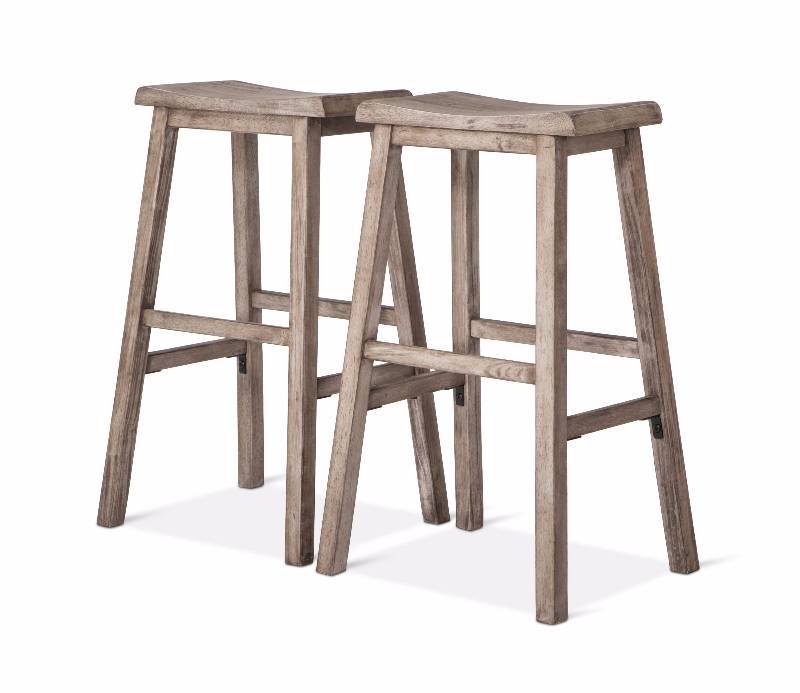 lot 39 image: New Trenton Saddle Seat 29 Barstool ( Set of 2 ) - Threshold