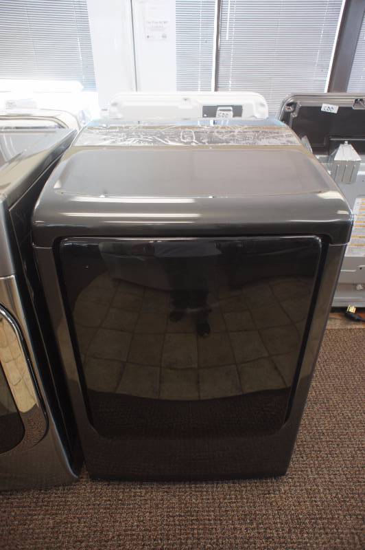 lot 8 image: New - SAMSUNG Model # (DV50K8600EV) Samsung 7.4-cu ft Electric Dryer (Black Stainless Steel) ENERGY STAR - Tested Works - MSRP $ 1299.99