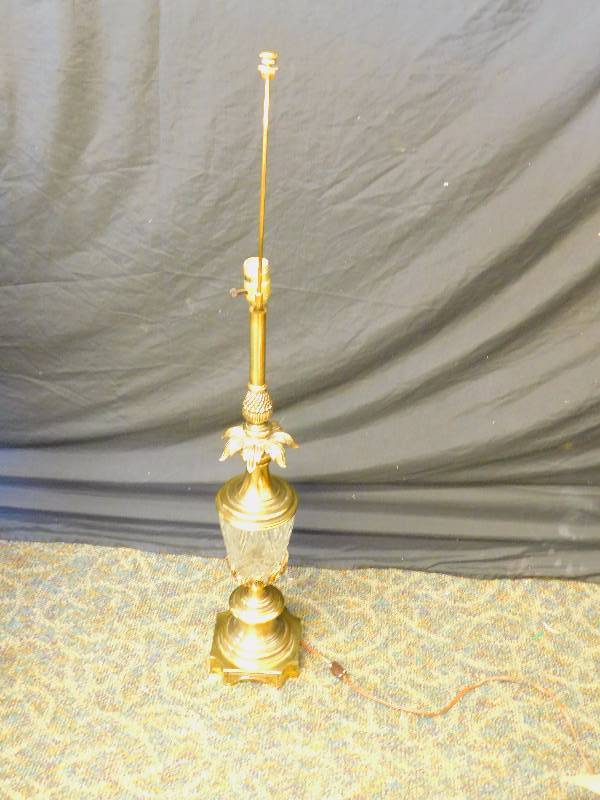 lot 24 image: Stiffel Brass Lamp from 1976
