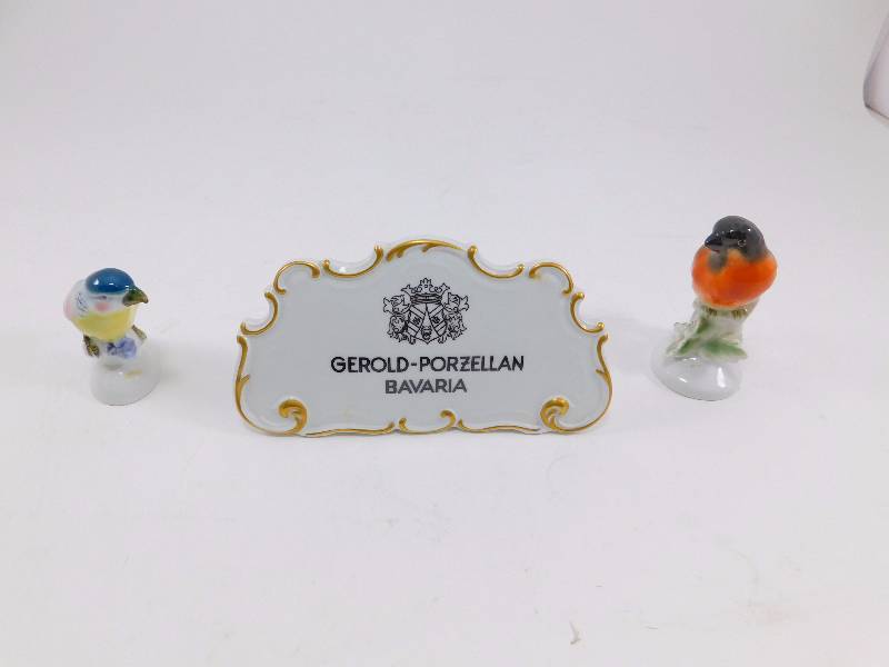 lot 46 image: Vintage Gerold-Porzellan Bavaria Porcelain Figurines