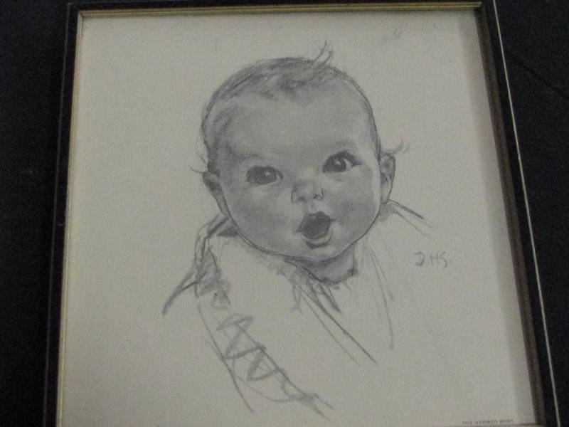 Framed Gerber Baby