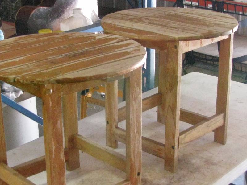 Wood Patio Tables