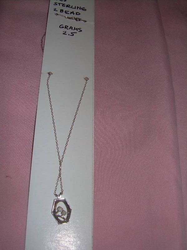 STERLING BEAD NECKLACE