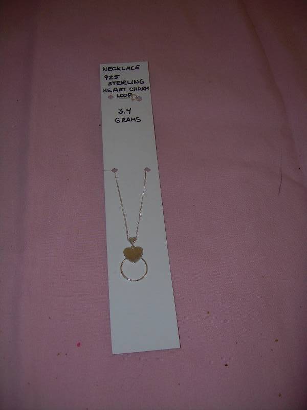 STERLING HEART CHAIN