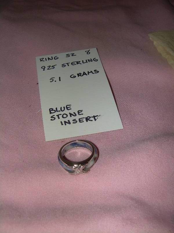 SZ 8 STERLING RING