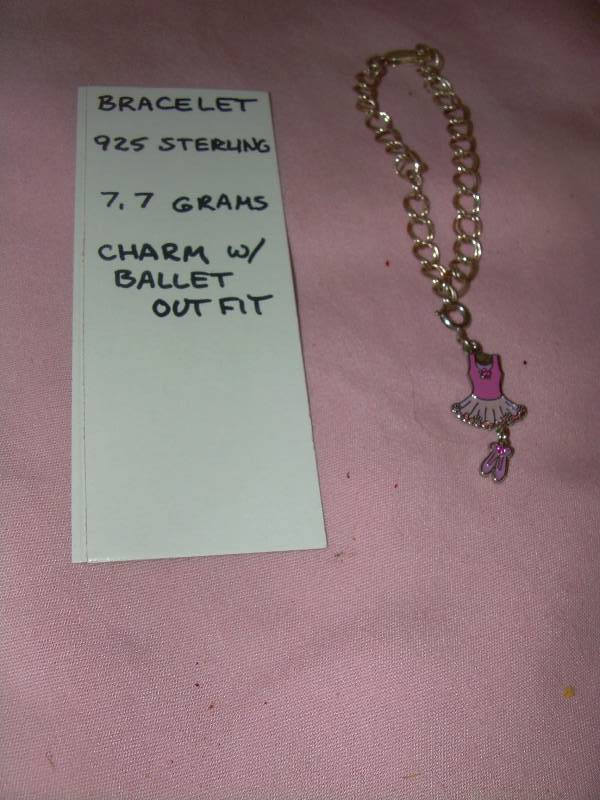 BALLET STERLING BRACELET