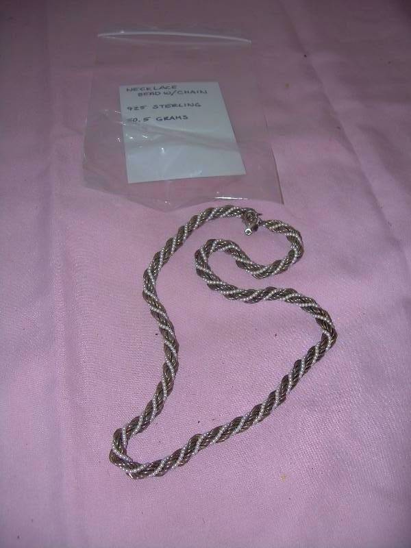 BEADED STERLING NECKLACE