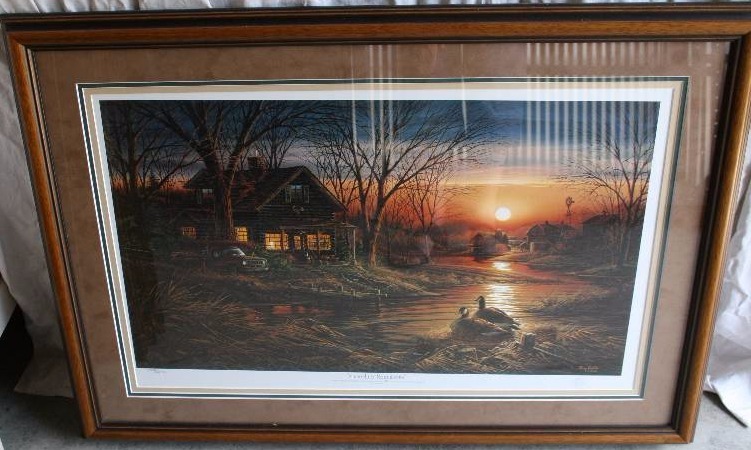 lot 33 image: Terry Redlin Print
