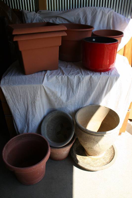 lot 50 image: Large Planter Assortment