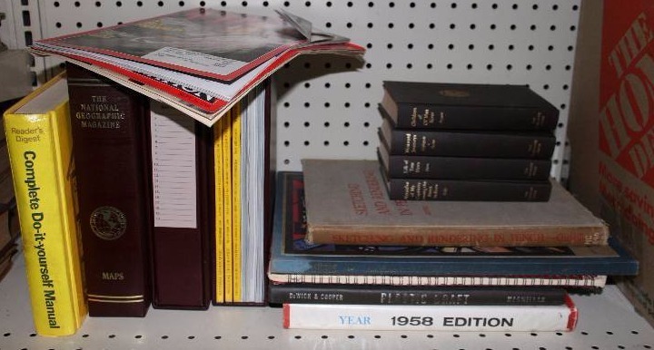 lot 140 image: Vintage BooksMagazines and Maps