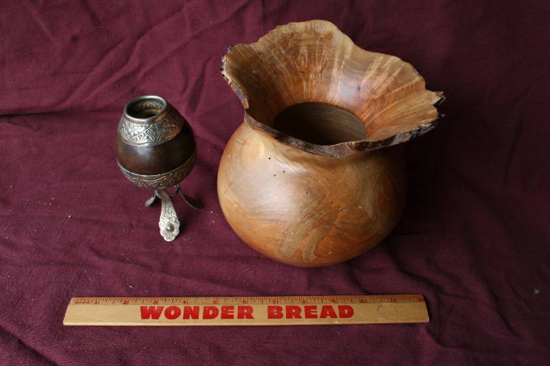 lot 171 image: Wooden Vase