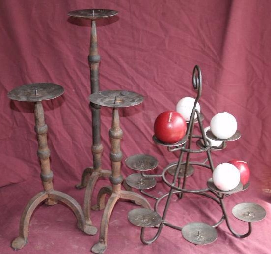 lot 195 image: Candle Holders