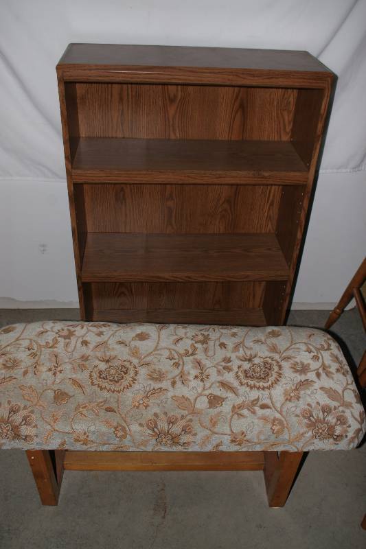 lot 238 image: Bench and Book Shelf