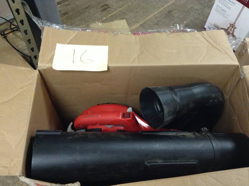 lot 16 image: Homelite 2 cycle gas blowervac used in working condition
