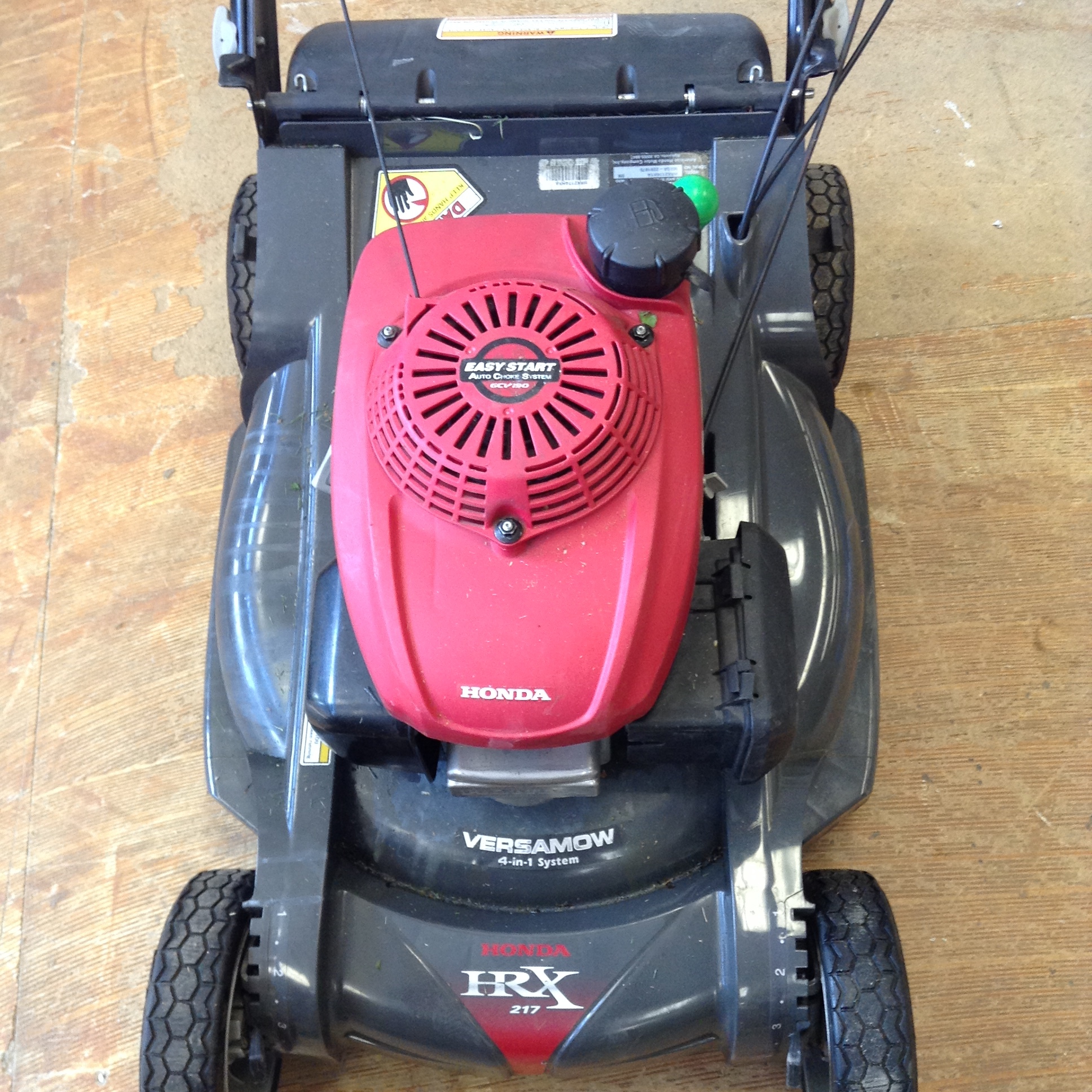 Honda HRX217VKA (21") 186cc Select Drive™ Self-Propelled Lawn Mower in