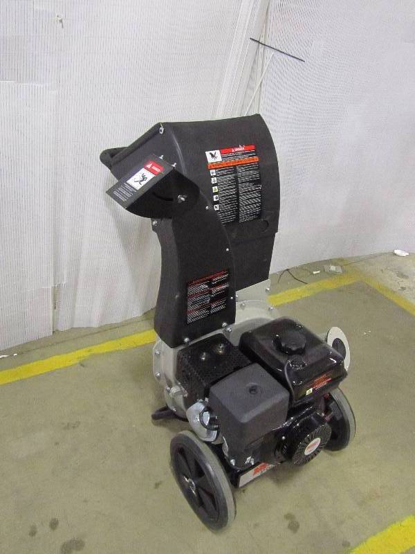 lot 6 image: Brush Master 11 HP 270 cc Chipper Shredder with 3 in. dia. Feed