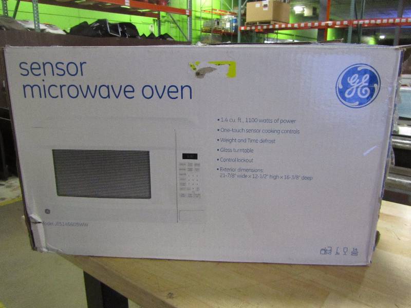 Ge 1 4 Cu Ft Countertop Microwave In White Mn Home Outlet