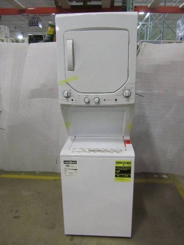 lot 31 image: GE Spacemaker Washer and Electric Dryer in White