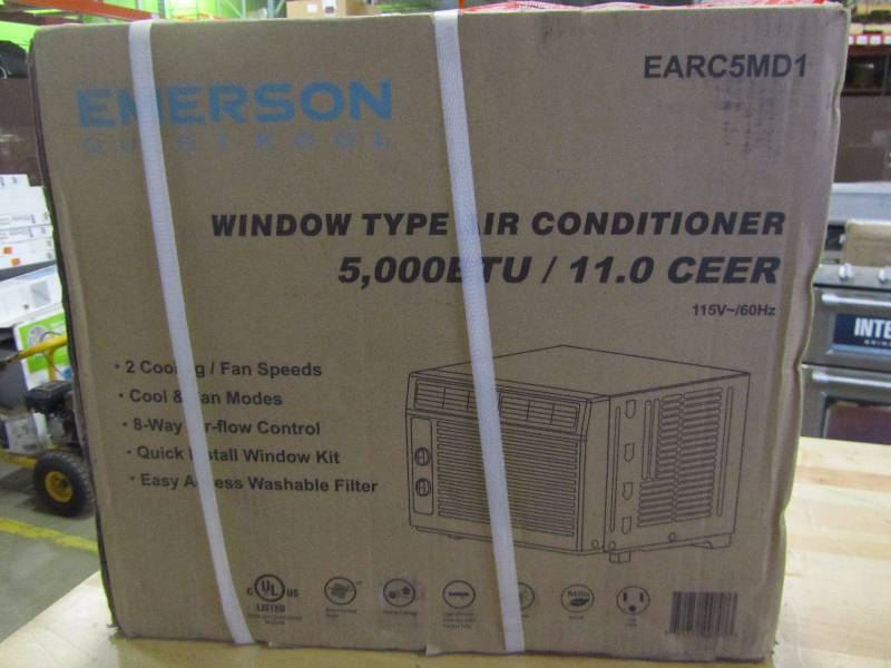 lot 36 image: Emerson 5,000 BTU 115-Volt Window Air Conditioner