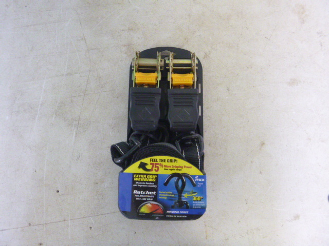 Ratchet Straps with Swivel J Hooks