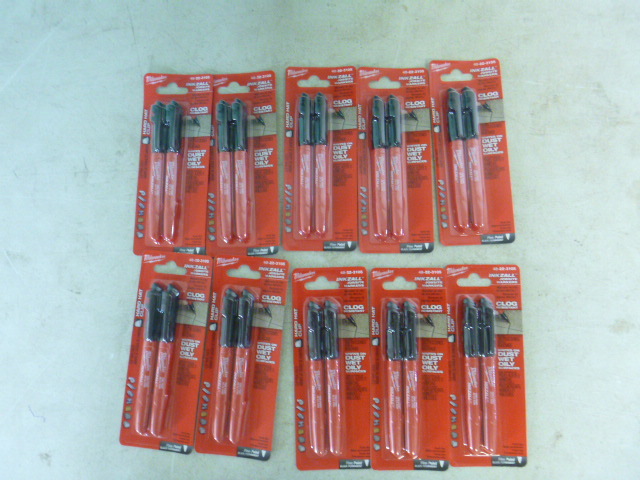 10 Packs of Milwaukee Inkzall Job Site Markers