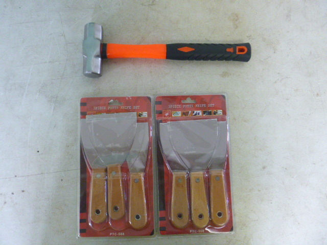 Putty Knives and Hammer