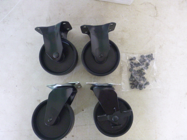 4 Plastic Casters