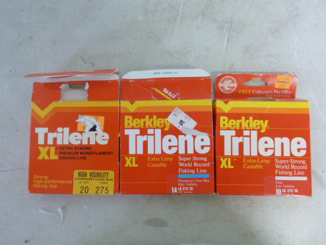 3 Berkley Trilene XL Fishing Line