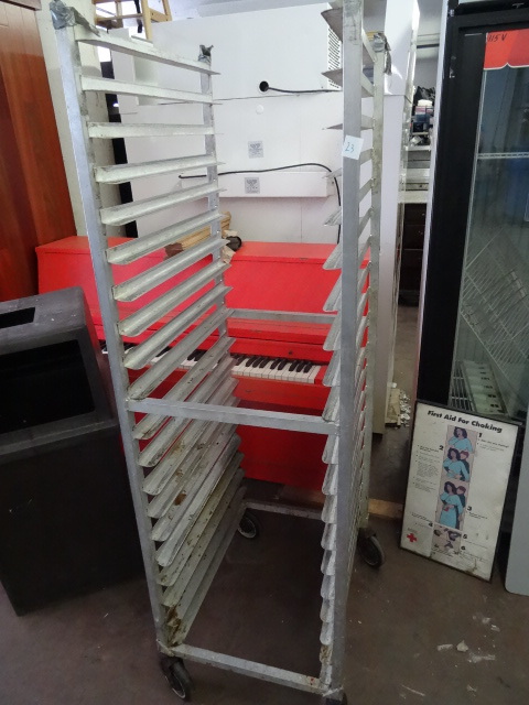 lot 23 image: Aluminum Bakery Cooling Rack.