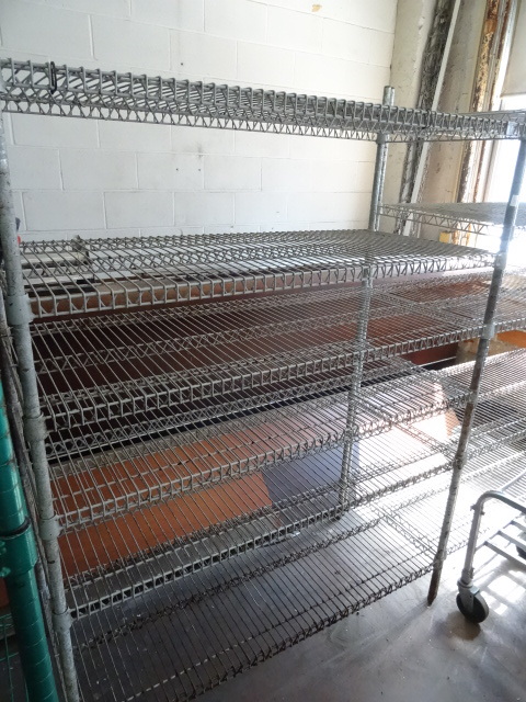lot 35 image: Carlson Duo Truss 5 Tier Wire Shelving