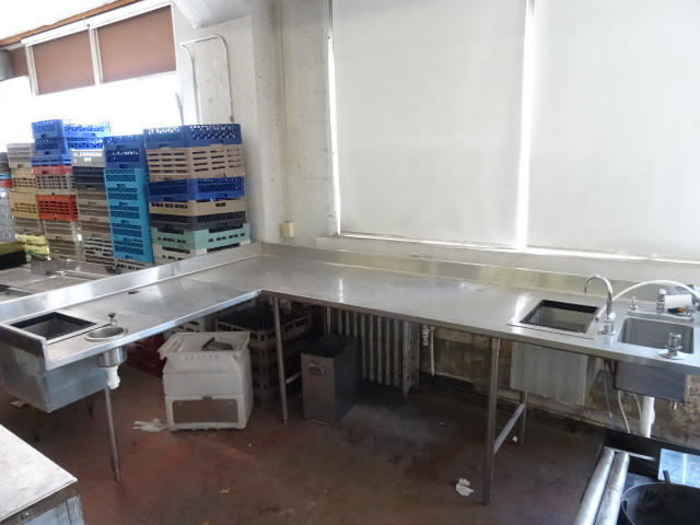 lot 53 image: L Shaped Hostess Station, Sink,