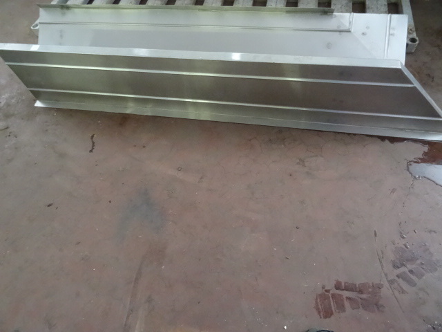 lot 59 image: 2 Stainless Wall Mount Shelves 71 X 12