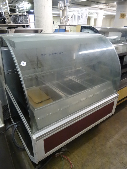 lot 72 image: 3 Basin Hot Display Case.