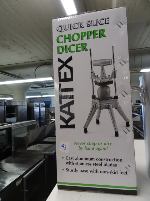 lot 93 image: Brand New Quick Slice Chopper Dicer