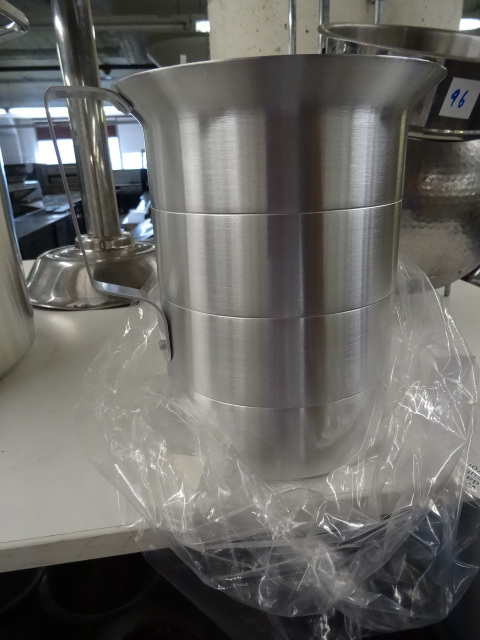 lot 95 image: New 4 Qt. Aluminum Measuring Pitcher