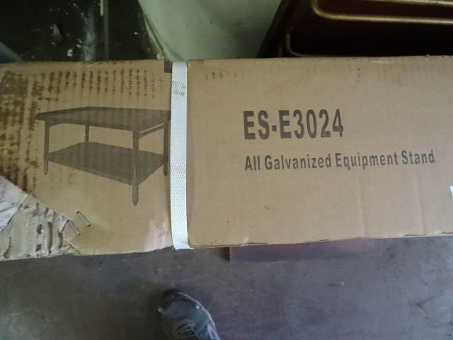 lot 128 image: ES-E2024 All Galvanized Equipment Stand.