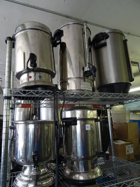 lot 141 image: 5 Misc Coffee Makers,