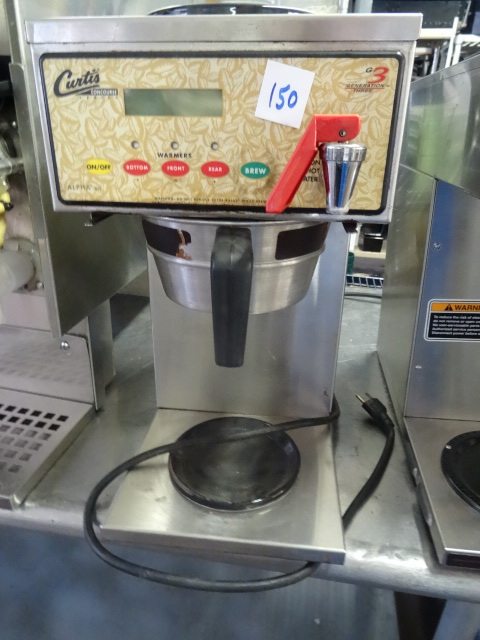 lot 150 image: Curtis Coffee Maker SCALP3DS63A110