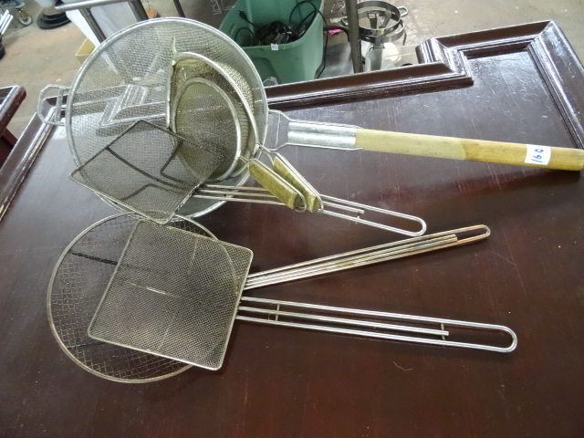 lot 160 image: Misc Strainers