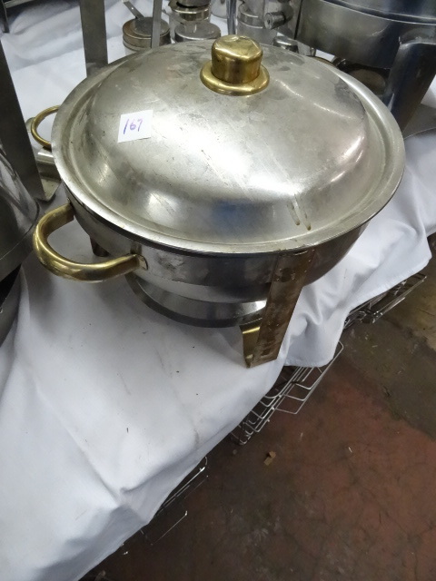 lot 167 image: Chaffing Pan And Misc Parts