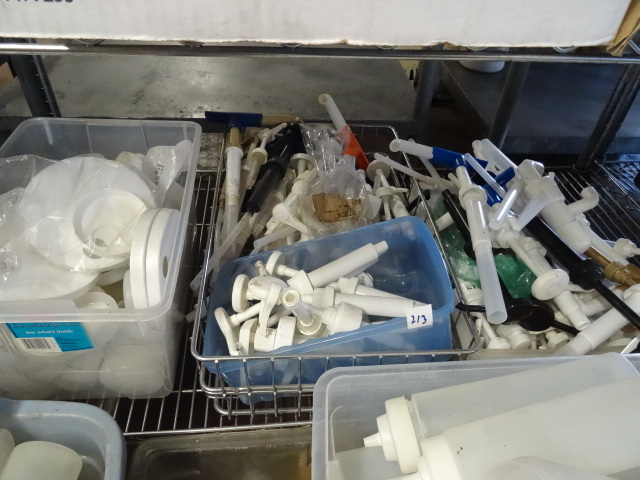 lot 213 image: Condiment Pumps